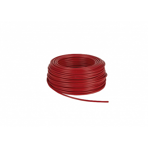 Voedingskabel in doos 4 mm² rood 50 Meter