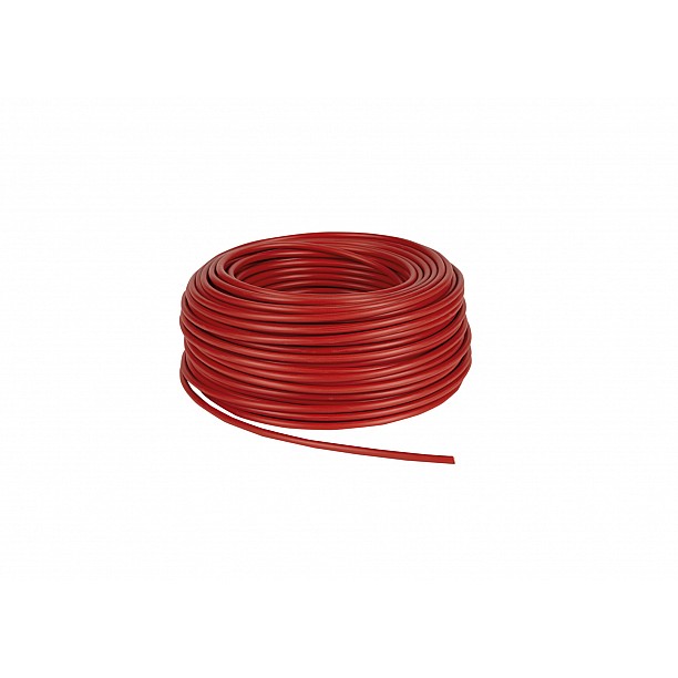 Voedingskabel in doos 6 mm² rood 50 Meter