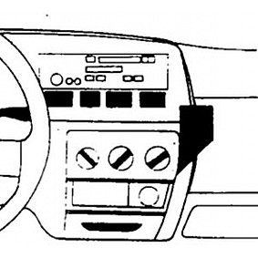 Houder - Dashmount Volkswagen Polo 1991-1994