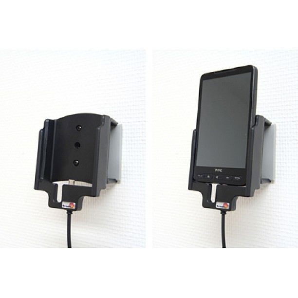 Brodit houder - HTC HD 2 Actieve houder met 12/24V lader Brodit houder - HTC HD 2 Actieve houder met 12/24V lader