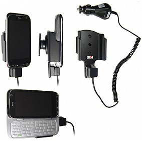 Brodit houder - HTC Touch Pro 2 Actieve houder met 12/24V lader. Let op: Uitlopend artikel, Kan niet retour!