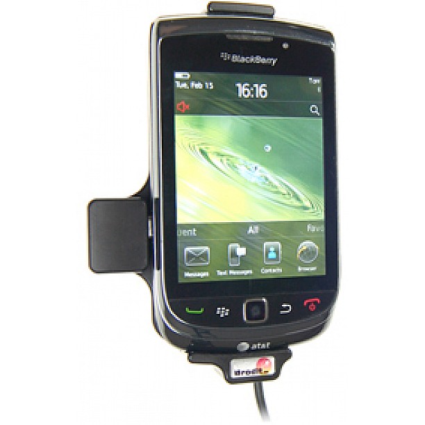 Brodit houder - BlackBerry Torch 9800 Actieve houder met 12/24V lader