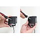 Brodit houder - HTC Desire HD Actieve houder met 12/24V lader Brodit houder - HTC Desire HD Actieve houder met 12/24V lader