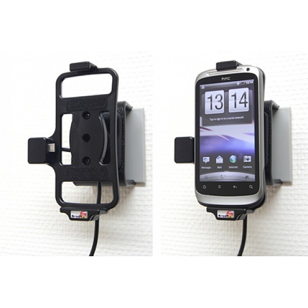 Brodit houder - HTC Desire S Actieve houder met 12/24V lader