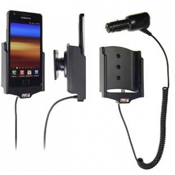 Brodit houder - Samsung Galaxy S2 i9100/S2 Plus i9105 Actieve houder met 12/24V lader Brodit houder - Samsung Galaxy S2 i9100/S2 Plus i9105 Actieve houder met 12/24V lader