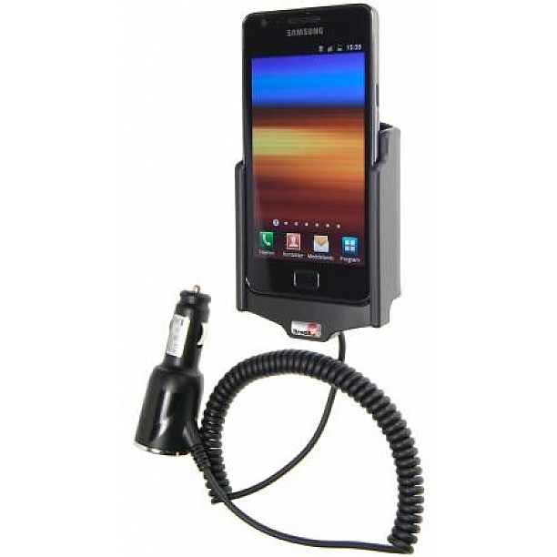 Brodit houder - Samsung Galaxy S2 i9100/S2 Plus i9105 Actieve houder met 12/24V lader Brodit houder - Samsung Galaxy S2 i9100/S2 Plus i9105 Actieve houder met 12/24V lader