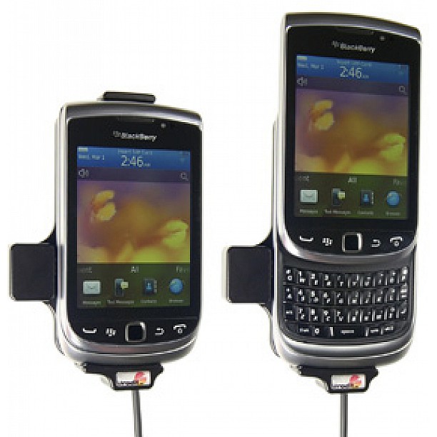Brodit houder - BlackBerry 9800/9810 Actieve houder met 12/24V lader
