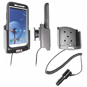 Brodit houder - Samsung Galaxy Note II GT-N7100 Actieve houder met 12/24V lader. Otterbox Defender