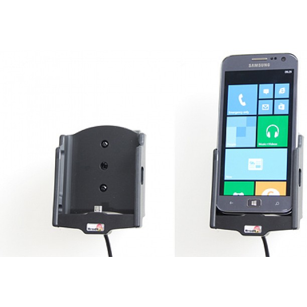 Brodit houder - Samsung Ativ GT-I9750 Actieve houder met 12/24V lader Brodit houder - Samsung Ativ GT-I9750 Actieve houder met 12/24V lader