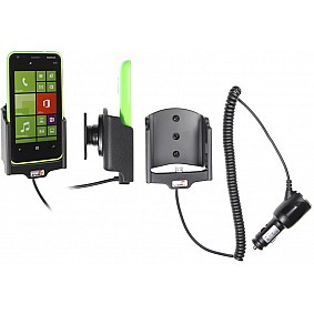 Brodit houder - Nokia Lumia 620 Actieve houder met 12/24V lader. Let op: Uitlopend artikel, Kan niet retour!