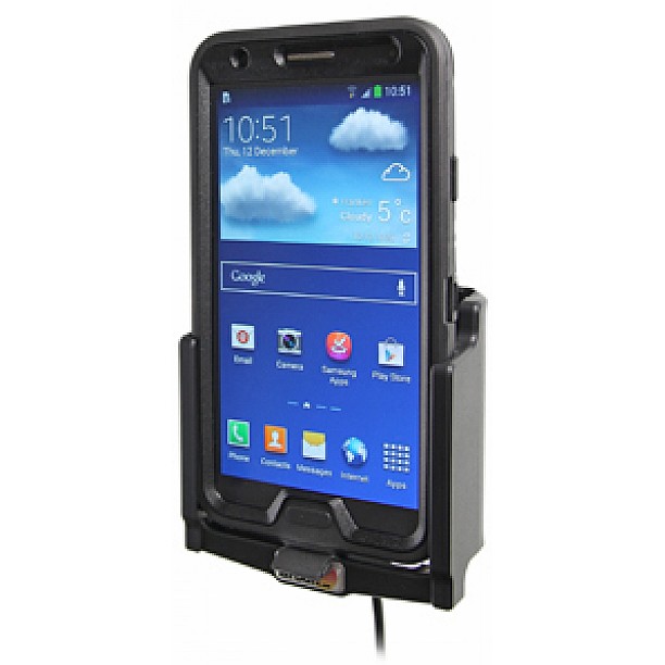 Brodit houder - Samsung Galaxy Note 3 SM-N9005 Actieve houder met 12/24V lader. Otterbox Defender Series