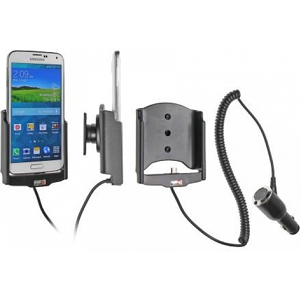 Brodit houder - Samsung Galaxy S5 Actieve houder met 12/24V lader Brodit houder - Samsung Galaxy S5 Actieve houder met 12/24V lader
