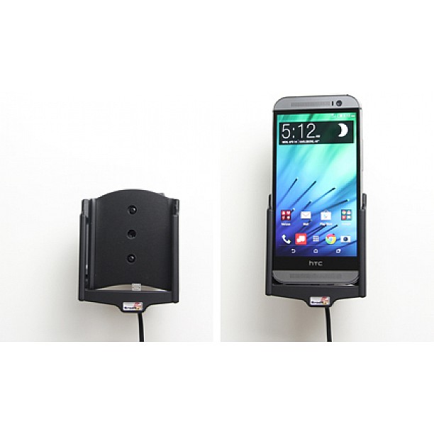 Brodit houder - HTC One M8 Actieve houder met 12/24V lader Brodit houder - HTC One M8 Actieve houder met 12/24V lader
