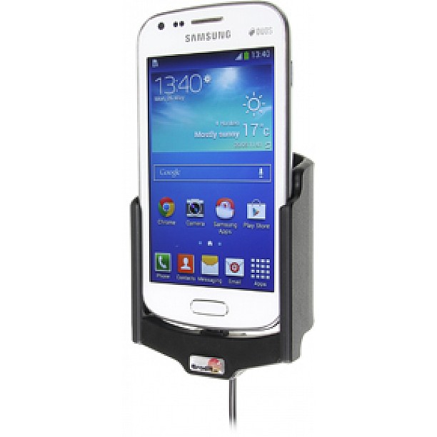Brodit houder - Samsung Galaxy S Duos 2 S7582 Actieve houder met 12/24V lader Brodit houder - Samsung Galaxy S Duos 2 S7582 Actieve houder met 12/24V lader