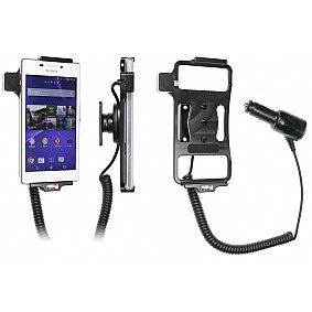Brodit houder - Sony Xperia M2 Actieve houder met 12/24V lader