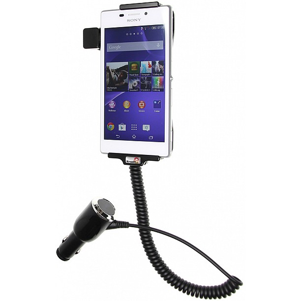 Brodit houder - Sony Xperia M2 Actieve houder met 12/24V lader Brodit houder - Sony Xperia M2 Actieve houder met 12/24V lader