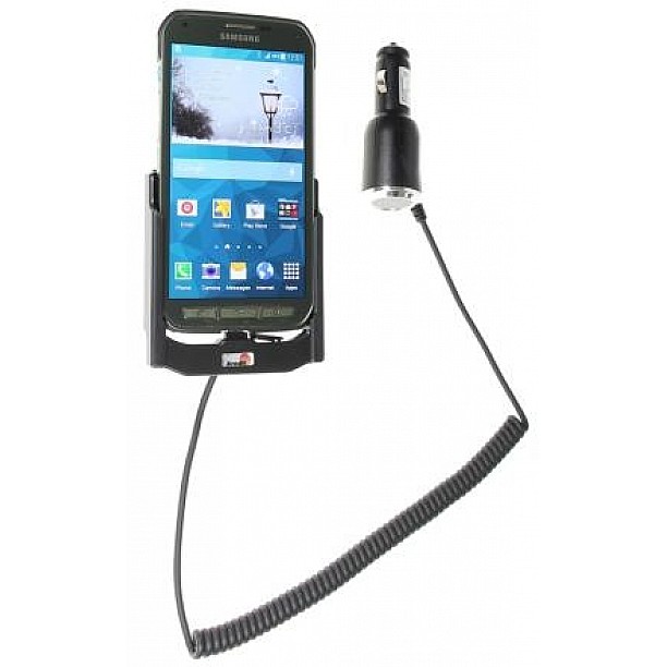 Brodit houder - Samsung Galaxy S5 Actieve houder met 12/24V lader Brodit houder - Samsung Galaxy S5 Actieve houder met 12/24V lader