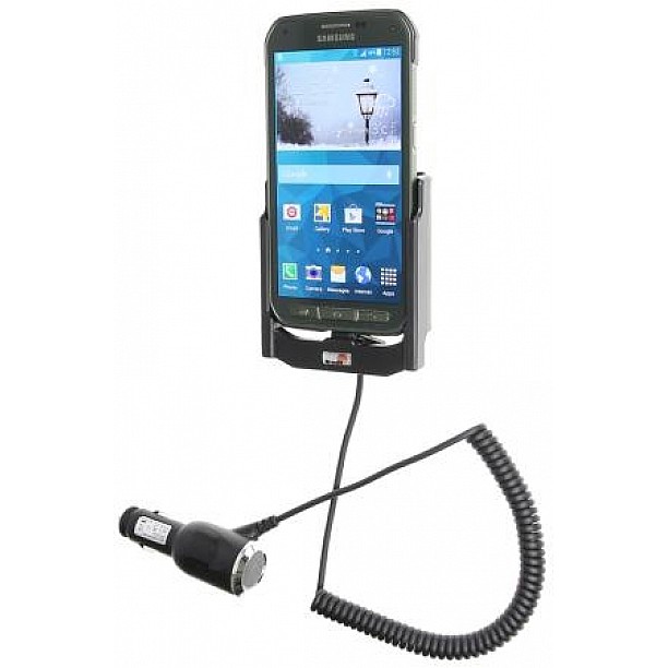 Brodit houder - Samsung Galaxy S5 Actieve houder met 12/24V lader Brodit houder - Samsung Galaxy S5 Actieve houder met 12/24V lader
