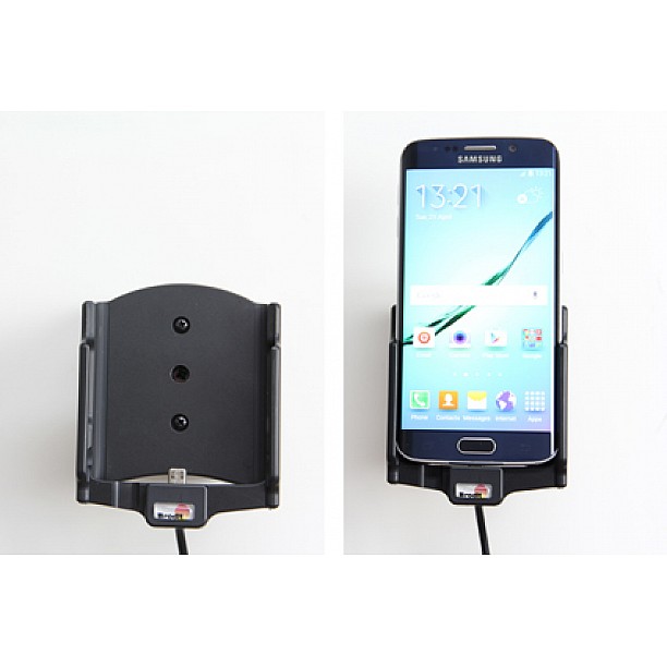 Brodit houder - Samsung Galaxy S6 Edge Actieve houder met 12/24V lader Brodit houder - Samsung Galaxy S6 Edge Actieve houder met 12/24V lader