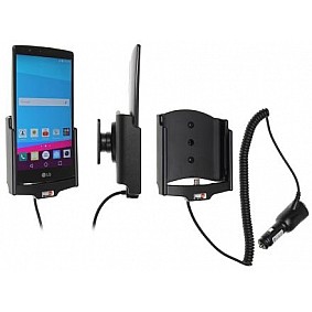 Brodit houder - LG G4 Actieve houder met 12/24V lader. Niet voor toestellen met lederen backcover