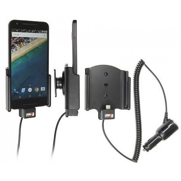 Brodit houder - LGNexus 5X Actieve houder met 12/24V lader Brodit houder - LGNexus 5X Actieve houder met 12/24V lader
