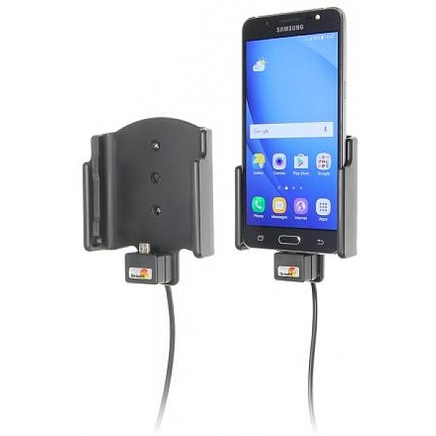 Brodit houder - Samsung Galaxy J5 2016 Actieve houder met 12/24V Brodit houder - Samsung Galaxy J5 2016 Actieve houder met 12/24V