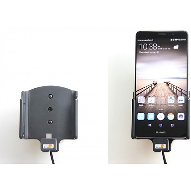 Brodit houder - Huawei Mate 9 Actieve houder met 12/24V lader