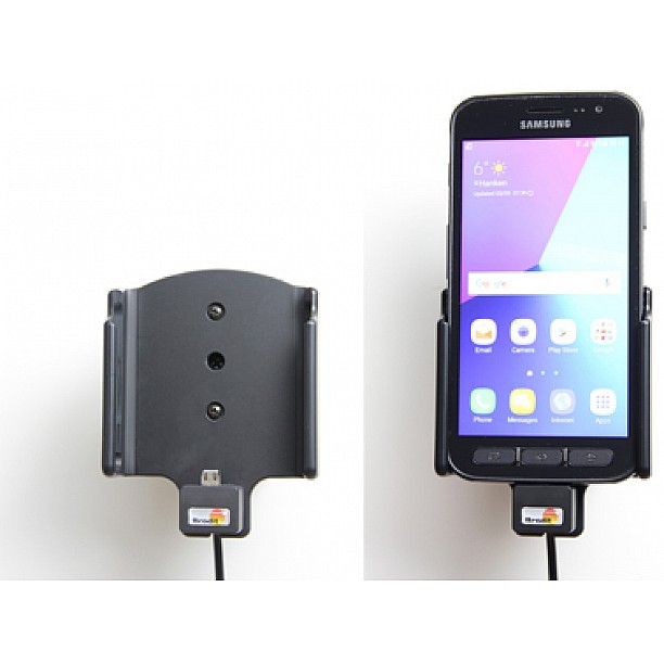 Brodit houder - Samsung Galaxy Xcover 4 Actieve houder met 12/24V lader Brodit houder - Samsung Galaxy Xcover 4 Actieve houder met 12/24V lader