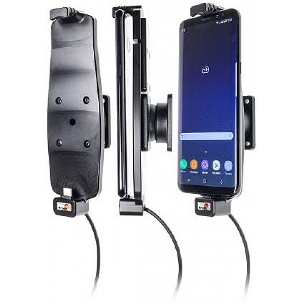 Brodit houder - Samsung Galaxy S8 Plus / S9 Plus Actieve houder met 12/24V lader. Met hoes Brodit houder - Samsung Galaxy S8 Plus / S9 Plus Actieve houder met 12/24V lader. Met hoes