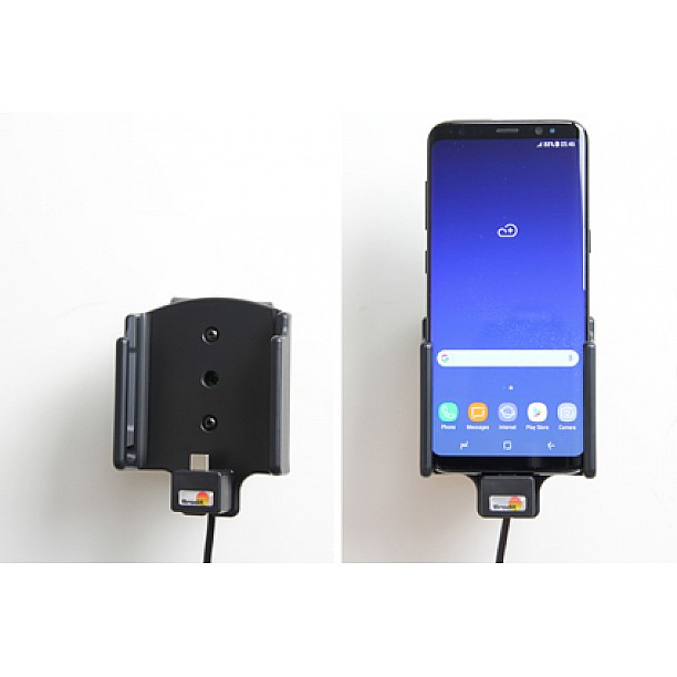 Brodit houder - Samsung Galaxy S8 Actieve houder met 12/24V lader Brodit houder - Samsung Galaxy S8 Actieve houder met 12/24V lader