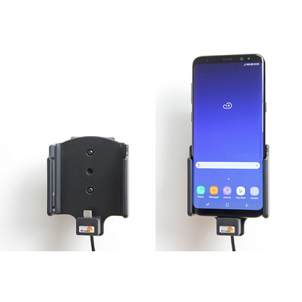 Brodit houder - Samsung Galaxy S8 Plus Actieve houder met 12/24V lader Brodit houder - Samsung Galaxy S8 Plus Actieve houder met 12/24V lader