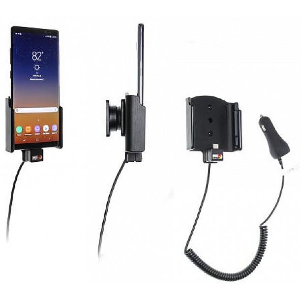 Brodit houder - Samsung Galaxy Note 8 Actieve houder met 12/24V lader Brodit houder - Samsung Galaxy Note 8 Actieve houder met 12/24V lader