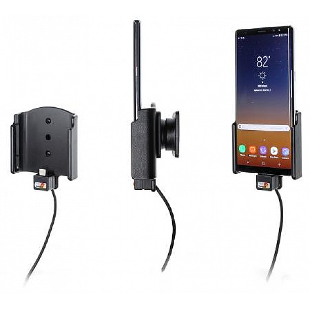 Brodit houder - Samsung Galaxy Note 8 Actieve houder met 12/24V lader Brodit houder - Samsung Galaxy Note 8 Actieve houder met 12/24V lader