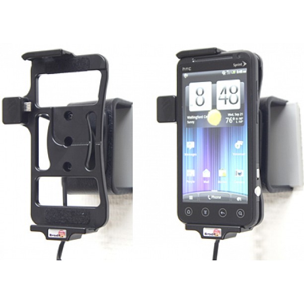 Brodit houder - HTC EVO 3D Actieve houder met vaste voeding Brodit houder - HTC EVO 3D Actieve houder met vaste voeding
