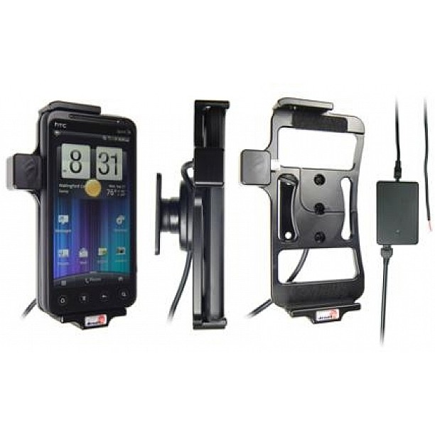 Brodit houder - HTC EVO 3D Actieve houder met vaste voeding Brodit houder - HTC EVO 3D Actieve houder met vaste voeding