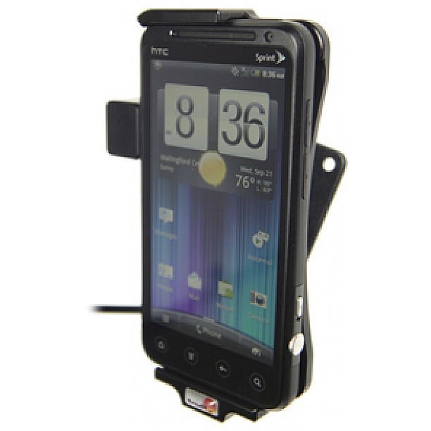 Brodit houder - HTC EVO 3D Actieve houder met vaste voeding Brodit houder - HTC EVO 3D Actieve houder met vaste voeding