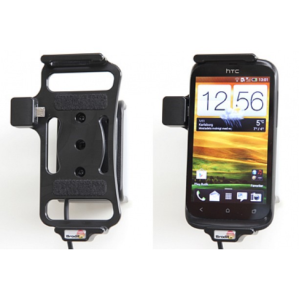 Brodit houder - HTC Desire X Actieve houder met vaste voeding