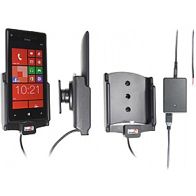 Brodit houder - HTC 8X Actieve houder met vaste voeding. Let op: Uitlopend artikel, Kan niet retour!