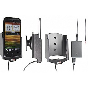 Brodit houder - HTC One SV Actieve houder met vaste voeding. Let op: Uitlopend artikel, Kan niet retour!