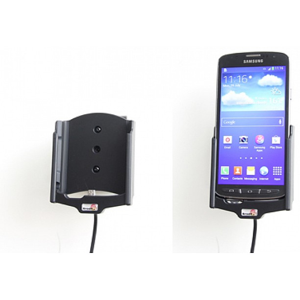 Brodit houder - Samsung Galaxy S4 Active GT I9295 Actieve houder met vaste voeding