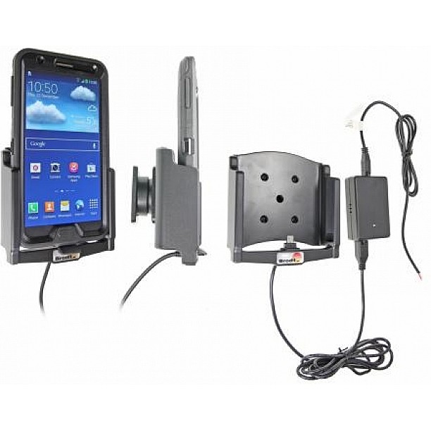 Brodit houder - Samsung Galaxy Note 3 SM-N9005 Actieve houder met vaste voeding. Otterbox Defender Series