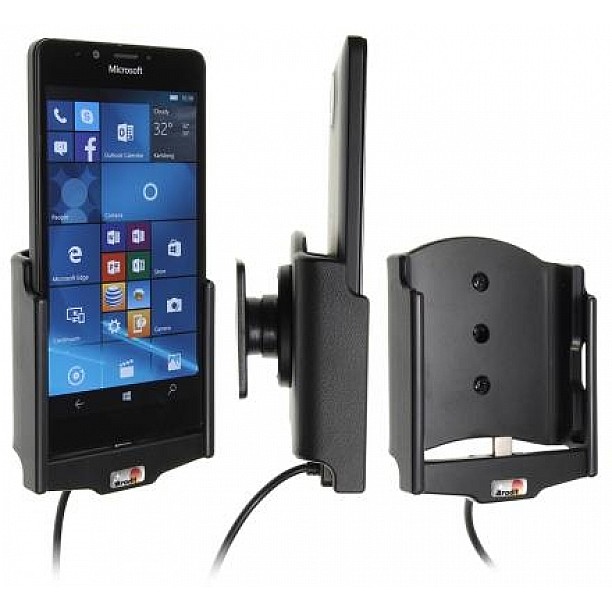 Brodit houder - Microsoft Lumia 950 Actieve houder met vaste voeding Brodit houder - Microsoft Lumia 950 Actieve houder met vaste voeding