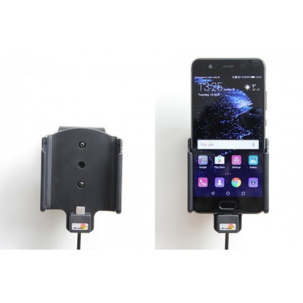 Brodit houder - Huawei P10 Actieve houder met vaste voeding Brodit houder - Huawei P10 Actieve houder met vaste voeding