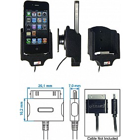 Brodit houder - Apple iPhone 4/4S Passieve houder met deel voor Griffin Power Jolt kabel
