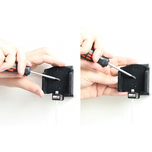 Brodit houder - Apple iPhone 5 / SE Passieve houder. Originele Apple lightning naar USB kabel Brodit houder - Apple iPhone 5 / SE Passieve houder. Originele Apple lightning naar USB kabel