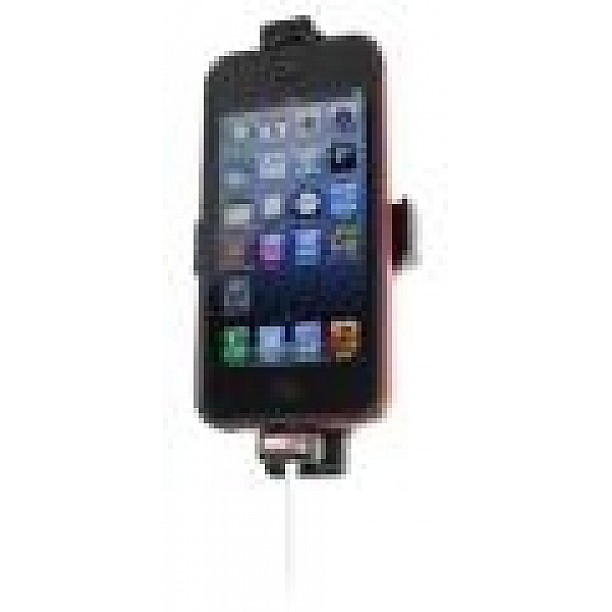 Brodit houder - Apple iPhone 5 / SE Passieve houder. Originele Apple kabel / with skin Brodit houder - Apple iPhone 5 / SE Passieve houder. Originele Apple kabel / with skin