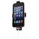 Brodit houder - Apple iPhone 5 / SE Passieve houder. Originele Apple kabel / with skin Brodit houder - Apple iPhone 5 / SE Passieve houder. Originele Apple kabel / with skin