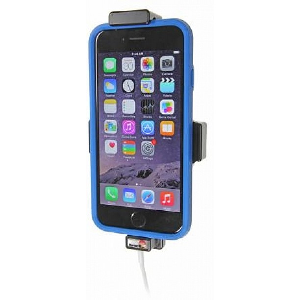 Brodit houder - Apple iPhone 6 Passieve houder. Originele Apple kabel / with skin