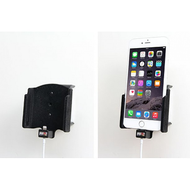 Brodit houder - Apple iPhone 6S Plus/7 Plus/8 Plus/Xs Max Actieve houder voor originele kabel