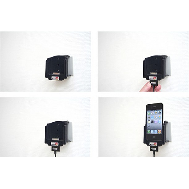 Brodit houder - Apple iPhone 4/4S Passieve houder met ingebouwde connector